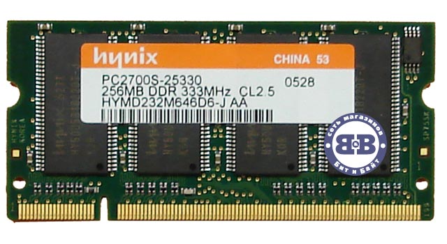 Память для ноутбука DDR 256Mb PC2700 HY Картинка № 1