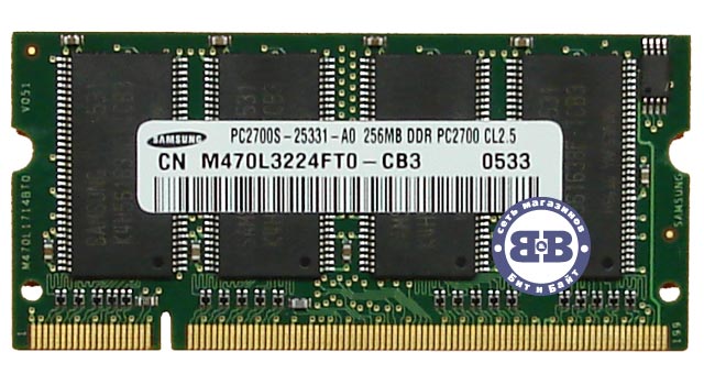 Память для ноутбука DDR 512Mb PC2700 Samsung original Картинка № 1