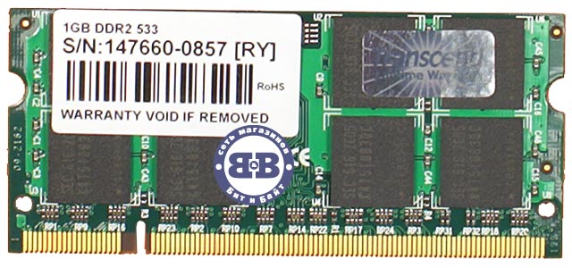 Память для ноутбука DDR-II 1024Mb PC4200 Transcend Картинка № 1