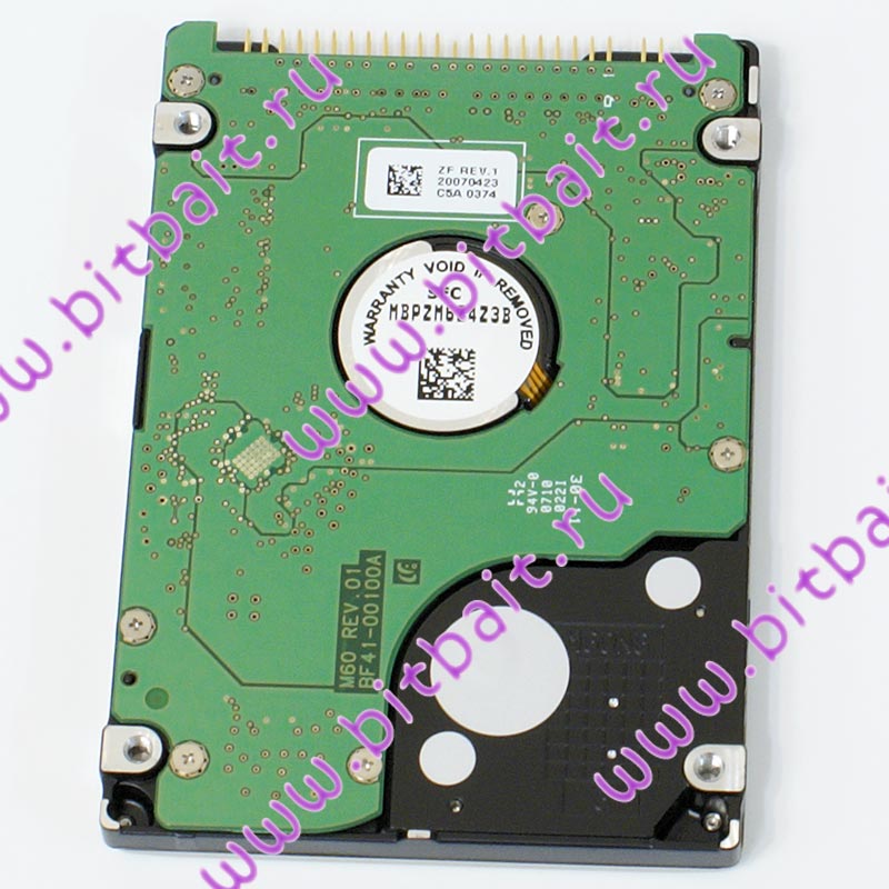 Жёсткий диск для ноутбука HDD Samsung 80Gb HM080HC 5400rpm 8Мб IDE 2,5 дюйма Картинка № 2