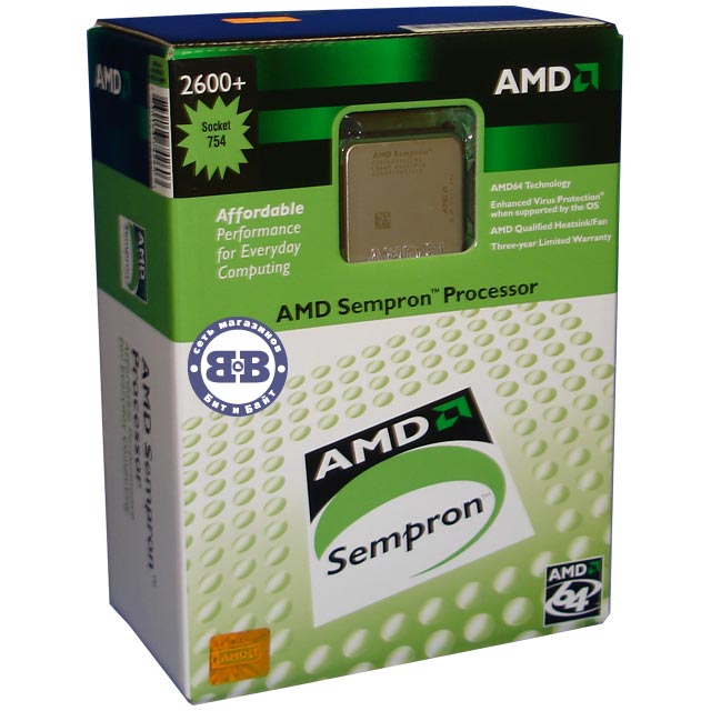 Процессор AMD Sempron-64 2600+ BOX Картинка № 1