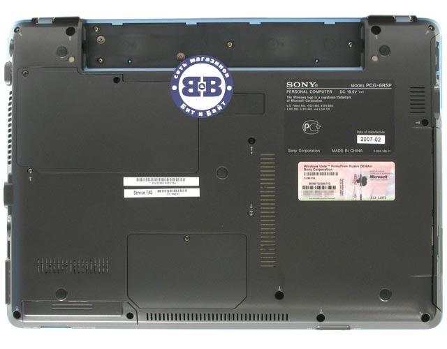 Ноутбук Sony VGN-C2SR/L T5500 / 1024Mb / 120Gb / DVD±RW / Wi-Fi / BT / 13.3 дюйма / WVistaHP Картинка № 7