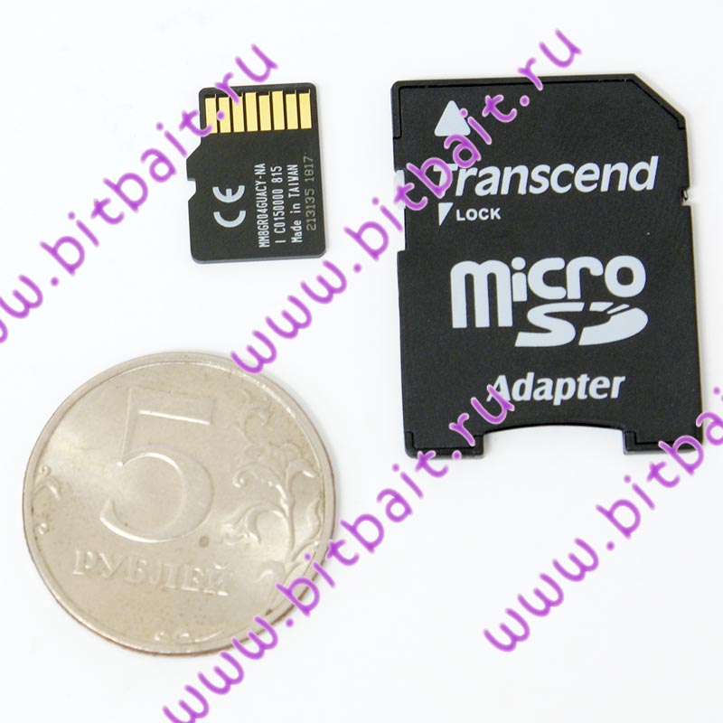 MicroSD 4Gb Transcend TS4GUSDHC6 microSDHC Memory Card Class6 Картинка № 2