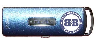 USB Flash RAM 512Mb USB2.0 Transcend Jetflash 110 Blue (TS512MJF110) Картинка № 1