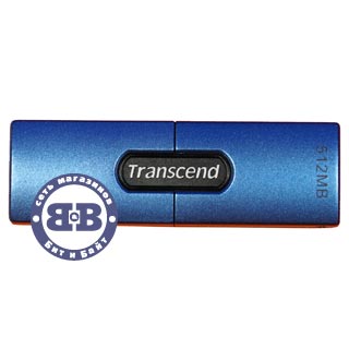 USB Flash RAM 512Mb USB2.0 Transcend Jetflash 150 Blue Metallic (TS512MJF150) Картинка № 1