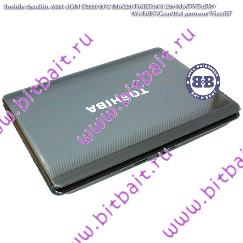 Ноутбук Toshiba Satellite A300-1GM T5850 / 3072Мб / 250Гб / HD3470 256Мб / DVD±RW / Wi-Fi / BT / Cam / 15,4 дюймов / WVistaHP Картинка № 6