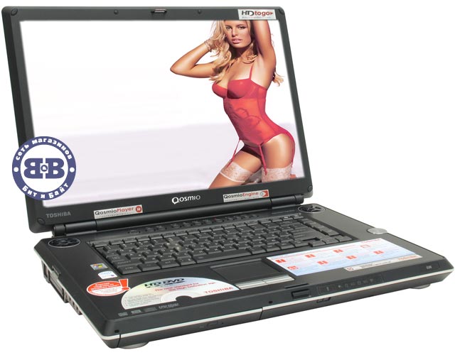 Ноутбук Toshiba Qosmio G30-195 T7600 / 2048Mb / 2x160Gb / HD-DVD±RW / GeForce 7600 256Mb / Wi-Fi / BT / 17 дюймов / TV / WinXP MCE Картинка № 1