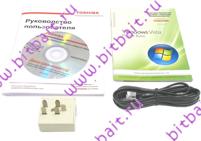 Ноутбук Toshiba Satellite L30-10X CM-440 / 1024Mb / 80Gb / DVD±RW / ATI X200 128Mb / Wi-Fi / 15,4 дюйма / WVistaHB Картинка № 11