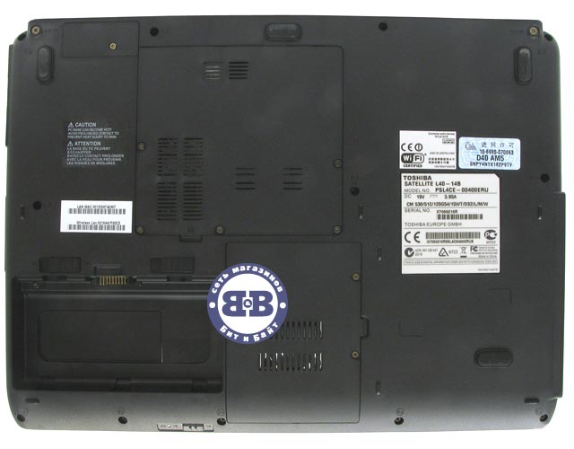 Ноутбук Toshiba Satellite L40-14B CM-530 / 512Mb / 120Gb / DVD±RW / intel X3100 358Mb / Wi-Fi / 15,4 дюйма / noOS Картинка № 5
