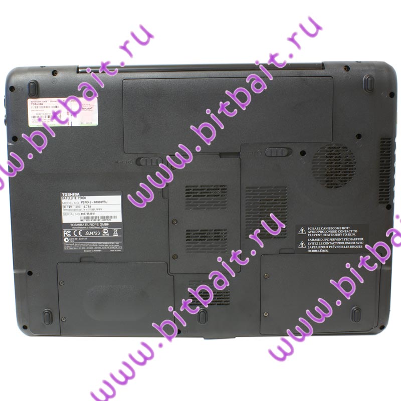 Ноутбук Toshiba Satellite P300D-10U TL-60 / 2048Mб / 250Гб / DVD±RW / ATI HD3470 128Mб / Wi-Fi / BT / 17 дюймов / WVistaHP Картинка № 7
