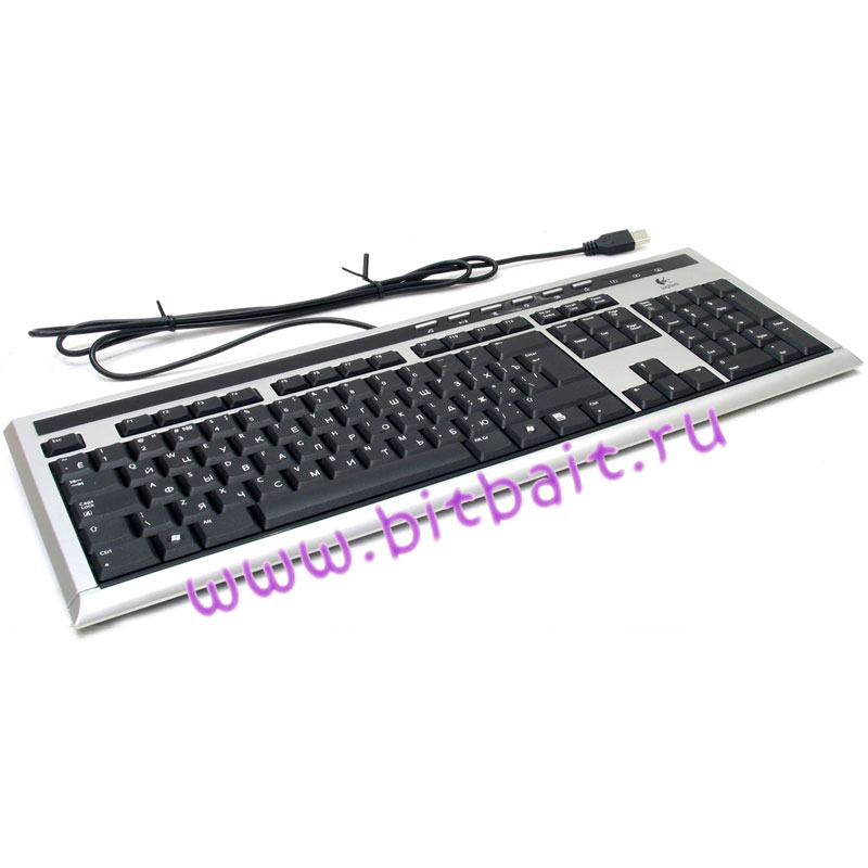 Клавиатура Logitech UltraX Premium Keyboard USB Silver (920-000184) Картинка № 1
