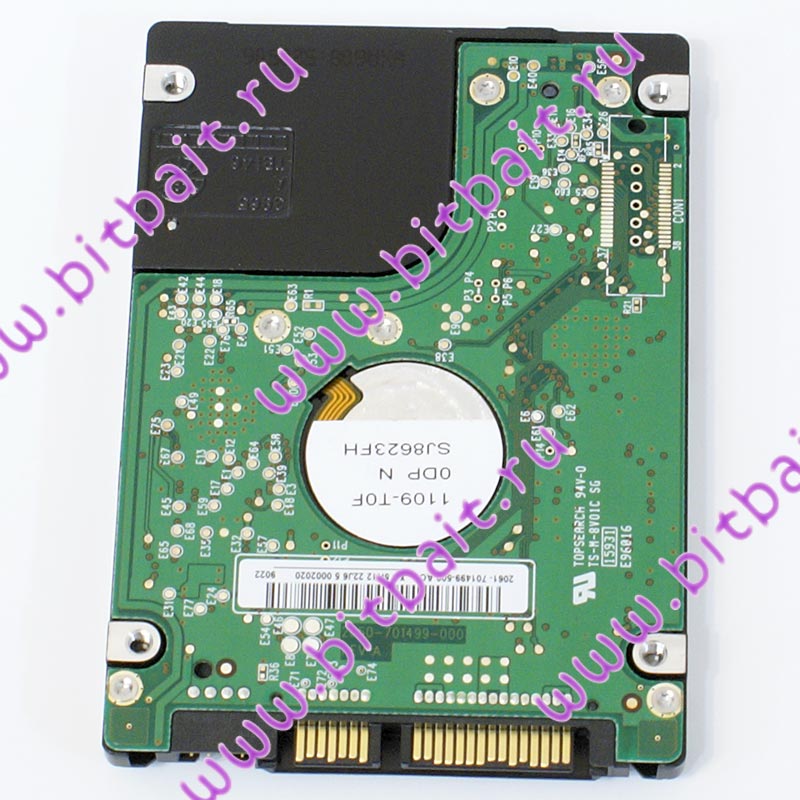 Жёсткий диск для ноутбука HDD Western Digital 320Gb WD3200BEVT Scorpio 5400rpm 8Мб SATA-II 2,5 дюйма Картинка № 2