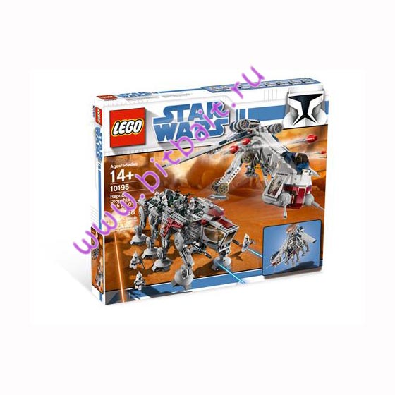 Lego 10195 Республиканский шатл нападения и шагающий робот AT-OT Walker Картинка № 6