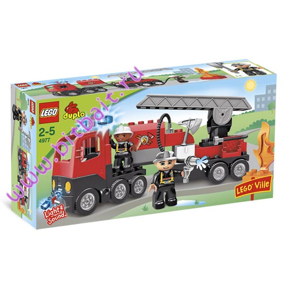 Lego 4977 Пожарная машина Картинка № 2
