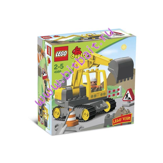 Lego 4986 Экскаватор Картинка № 2