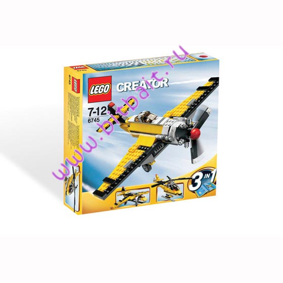 Lego 6745 Аэроплан с пропеллером Картинка № 4