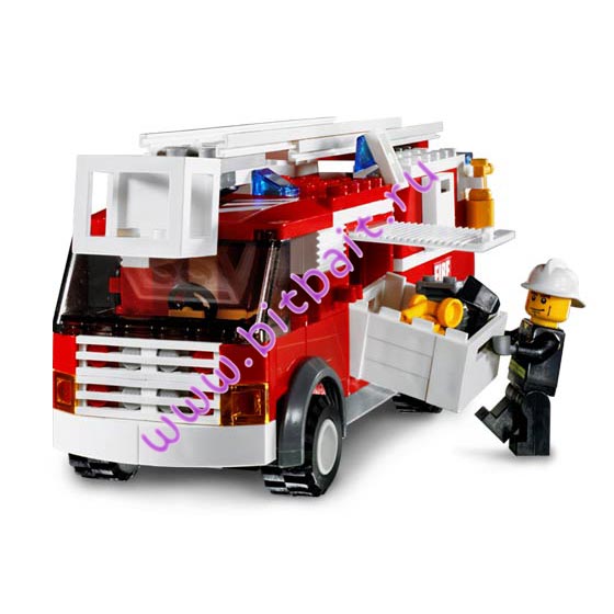 Lego 7239 Пожарная машина Картинка № 2