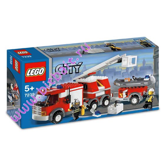 Lego 7239 Пожарная машина Картинка № 3