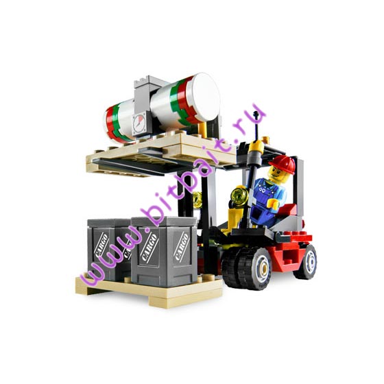 Lego 7733 Грузовой тягач и автопогрузчик Картинка № 2