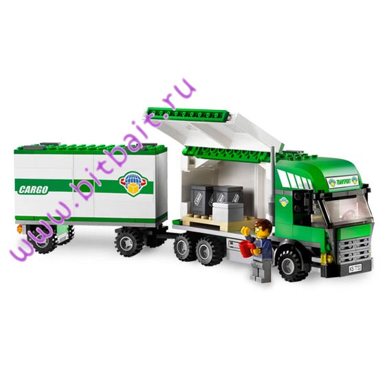 Lego 7733 Грузовой тягач и автопогрузчик Картинка № 3