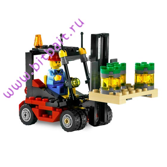 Lego 7733 Грузовой тягач и автопогрузчик Картинка № 4