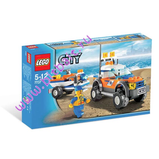 Lego 7737 Полноприводный джип береговой охраны и глиссер Картинка № 5