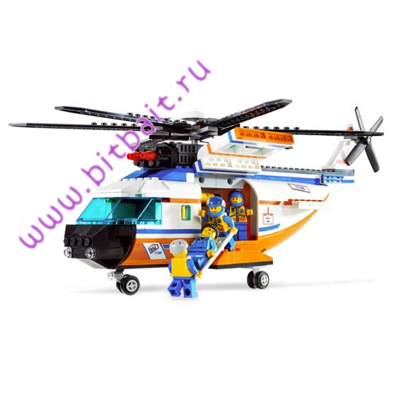 Lego 7738 Вертолет береговой охраны и спасательный плот Картинка № 2