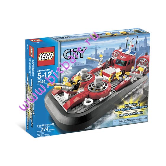 Lego 7944 Пожарный аэроход Картинка № 2