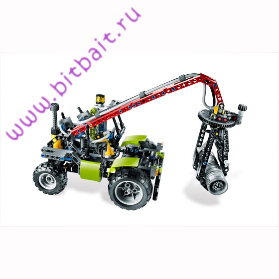 Lego 8049 Трактор с лесопогрузчиком Картинка № 3