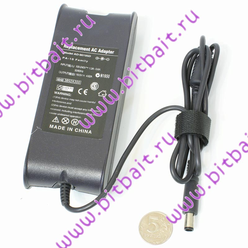Зарядное устройство #1605004, блок питания для ноутбуков DELL AC Adapter 19.5V/4.62A Картинка № 1