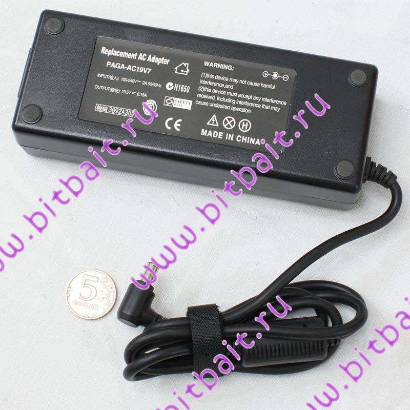 Зарядное устройство #1619007, блок питания для ноутбуков Sony AC Adapter 19.5V/6.15A Картинка № 1