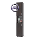 Стеллаж для офиса Сокол ШУ-12, цвет дуб венге, дверь сверху и дверь снизу, универсальная сборка