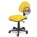 Детское компьютерное кресло Регал-30 ткань жёлтые далматинцы
