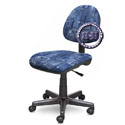 Детское компьютерное кресло Регал-30 ткань синий джинс