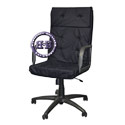 Директорское кресло Маклер 1П эко-кожа, цвет чёрный, высокая спинка