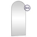 Высокое зеркало 324Ш серебреное обрамление