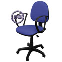 Кресло тканевое компьютерное Фактор-30 ткань В10, цвет синий