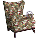 Кресло мягкая мебель Оскар, ткань полите яркие цветы ТК 306
