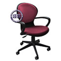 Кресло для работы и дома Вальтер П ткань 2А, цвет бордовый