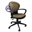Кресло для работы и дома Вальтер П ткань В28, цвет бежево-коричневый