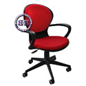 Кресло для работы и дома Вальтер П ткань В7, цвет красный