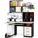 Картинки Угловой компьютерный стол С-Варяг-3 цвет венге/дуб в интернет-магазине Бит и Байт