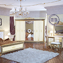 Спальня в классическом стиле Версаль № 2 цвет слоновая кость