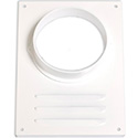 Вентиляционная решетка ВР-2, диаметр отверстия 120 мм., размеры 170х240 мм., цвет белый