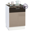 Кухня Адель мокко глянец/венге шёлк Панель для посудомоечной машины 600