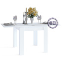Обеденный стол Сокол СО-2 раскладной цвет белый