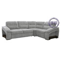 Угловой диван-кровать Рокси ткань 40431 энерджи грей 18 серебристый серый