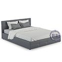Кровать интерьерная Синди Марика 485 серый