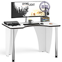 Игровой компьютерный стол С-МД-СК2-1200-750 цвет белый/кромка венге