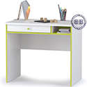 Письменный стол Альфа 12.41 цвет лайм зелёный/белый премиум